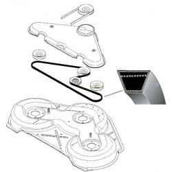 Pasek klinowy A2082La Husqvarna Combi 112 nr 5850345-01