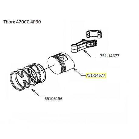 Tłok Thorx 4P90 nr 751-14677