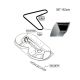 Pasek napędu kosiska Husqvarna R13C, R15C nr 5442389-01
