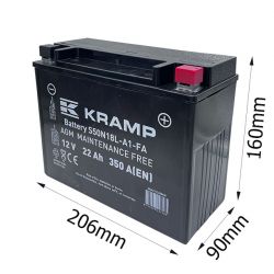 Akumulator 725-1635, 725-1636 kwasowy 20ah 12 Volt do traktorków kosiarek Bolens, Gutbrod, MTD oraz Stiga Park