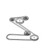 Pasek dwustronnie klinowy Simplicity SRD 1758760YP