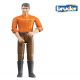 Zabawka Bruder 60006 Figurka mężczyzna w brązowych spodniach