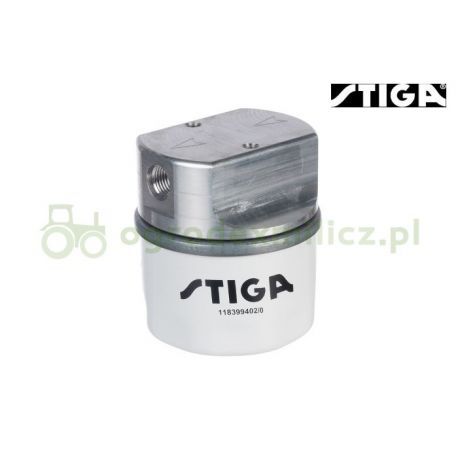Podstawa filtra oleju hydrauliki Stiga Park Pro 20, Pro 740 IOX. Nr. 118399400/0, 1134-4587-01