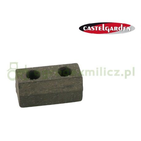 Klocek hamulca koła pasowego agregatu tnącego Castel Garden PT135HD, PT150HD, PTX170HD, TN220HE nr 125207000/1