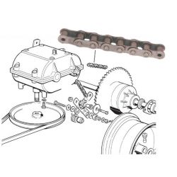 Łańcuch napędowy traktorka Honda HF2213, HF2218 nr 15189001/0