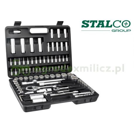 Zestaw nasadek i bitów 94 el. - Stalco nr S-55394