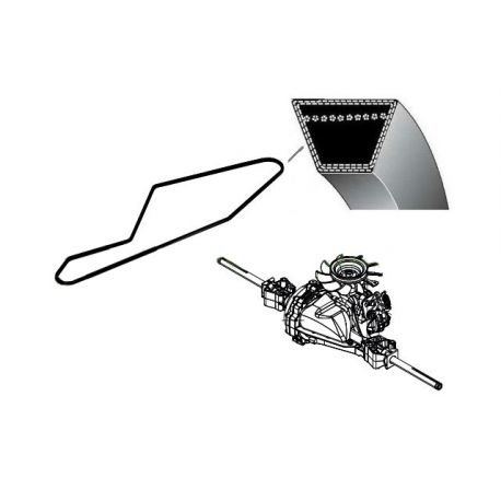 Pasek klinowy A2844 AL-KO T16-92HD nr 514773