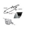 Pasek do napędu jazdy traktorka Craftsman T2000 917.991650