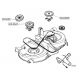 Pasek napędu noży MTD Cub Cadet CC1024RD-N, CC1025RD-N nr 754-04069